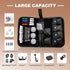Golf Accessories for Men Women, Gifts with Leather Case, Golf Brush, Balls, Tees, Ball Clamp, Divot Tool