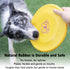 Dog Flying Disc, 3 Pcs Competition Flyer, Soft Indestructible Rubber Lightweight Toy for Dogs