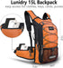 Insulated Hydration Pack Backpack - 3L BPA Free Leak-Proof Water Bladder, Ideal for Hiking and Cycling