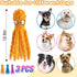 Alphatool Squeaky Dog Toys - 3pcs Soft Plush Chew Crinkle Puppy Toys for Teething Small Medium Pets Dogs