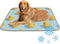imiBBWQu Cooling Pad Paper Duck Sailboat Yellow Dog Thick Mat Washable Grounding Pad
