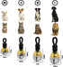 Premium Extra Loud Collar Bells for Pets - Handmade in the USA, Brass & Nickel Silver, Pair