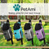 PetAmi Dog Fanny Pack, Treat Pouch for Walking, Built-in Poop Bag Dispenser, Water Bottle Holder (Turquoise)