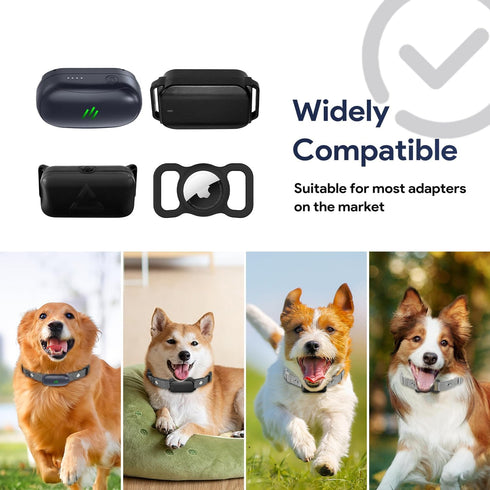 Collar Replacement Belt, 2-Pack Reflective Nylon Adjustable Strap, Durable Shock Collar Replacement for Dogs