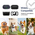 Collar Replacement Belt, 2-Pack Reflective Nylon Adjustable Strap, Durable Shock Collar Replacement for Dogs