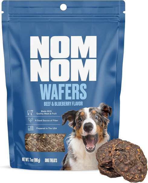 Nom Nom Beef & Blueberry Flavored Treats - Dog Snacks for Training,