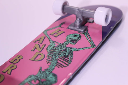 HANDBROS Handboard Skateboard 27cm Tech Large Finger Board with Grip 'SKRELETON'
