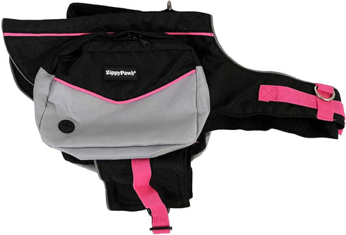 ZippyPaws Adventure Dog Backpack - Pink, M