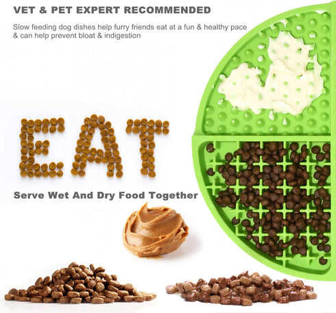 Bangp Licking Mat for Dogs and Cats - Heavy-Duty Puzzle Mat for Boredom Anxiety Reduction, Perfect for Treats