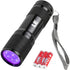 Lighting EVER Black Light Flashlight - Small UV Lights 395nm, Portable Ultraviolet Light Detector, AAA Batteries
