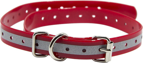 Replacement ¾” Collar Strap Bands | Double Buckle Loop Training for All Brands of Pet Shock Bark Collars