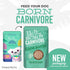 1.5 oz. 12 Count Tiki Dog Born Carnivore Flavor Booster, Tuna Recipe Bisque, Grain Free Meat Based Treats, Meal Topper