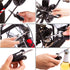 YBEKI NAMUCUO Bike Repair Tool Kits - 19 in 1 Bicycle Tool Set with Saddle Bag and Multi-tool Chain Tool (Black)