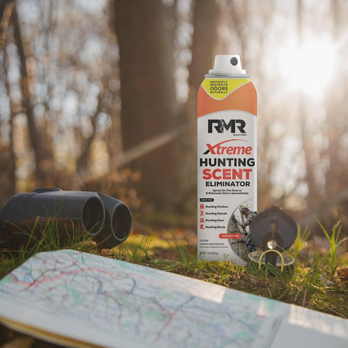 15 RMR Xtreme Hunt Scent Eliminator Spray - Neutralize Scents on Hunting Clothes, Stands, Gear, and Boots, Ounces