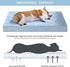 WNPETHOME Orthopedic Large Dog Bed - Egg Foam Crate Pet Bed with Soft Rose Plush Waterproof Cover (S 30x20x3in)