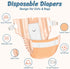 24pcs Pet Soft Disposable Cat Diapers - Female Dog Diapers for Cats & Dogs in Heat Period or Urine Incontinence, Doggie