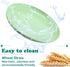 Gerrii 12 Pieces Shallow Cat Bowls, 6 Inch Wheat Straw Cat Food Dish for Kittens and Short Legged Cats