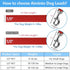 Dog Leash, Braided Rope Traction – Walking Training Lead for Small/Medium Dogs ((1/3") - 6FT, Red)
