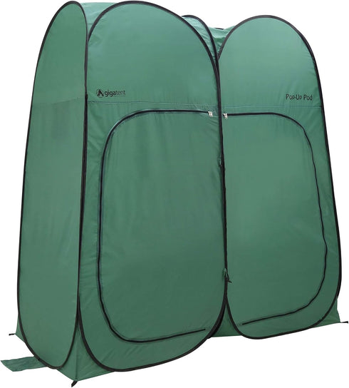 GigaTent Two Room Pop Up Pod, Portable Shower, Camping Shower, Privacy Tent, Camping Bathroom