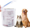 SLSON Dog Canned Food Storage Container for 13oz,13.2oz,12.5oz,12.8oz Dog Cans, Transparent Plastic