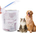 SLSON Dog Canned Food Storage Container for 13oz,13.2oz,12.5oz,12.8oz Dog Cans, Transparent Plastic
