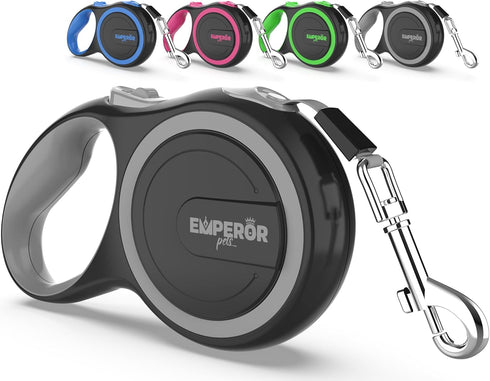 Emperor Pets 16 Feet Retractable Dog Leash for Large Dogs - Up to 110lb, Heavy Duty