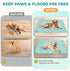 2 Pack 36"x48" 8 Fostanfly Washable Pee Pads for Dogs, Large Ultra-Absorbent and Leak-Proof Non-Slip Reusable Potty