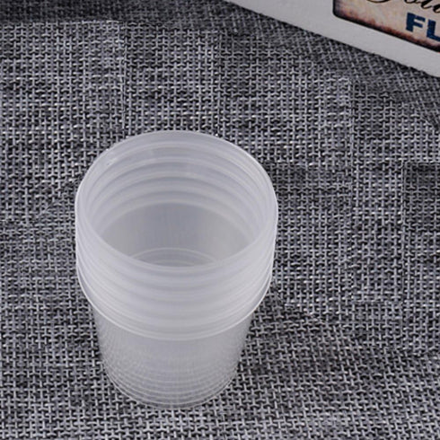 SLSON 100 Pack Gecko Food and Water Cups, Reptile Worm Bowl Mealworm Feeder for Lizard, Leopard Gecko, Crested Gecko (1
