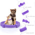 4 Pieces Adjustable Cat Calming Collars with 4 Bells, Reducing Anxiety for Small, Medium, and Large Cats (15 Inches)