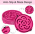 MateeyLife Large Slow Feeder Dog Bowls, Anti-Choking Puzzle Dog Food Bowls, Non-Slip Interactive Feeding Bowls for