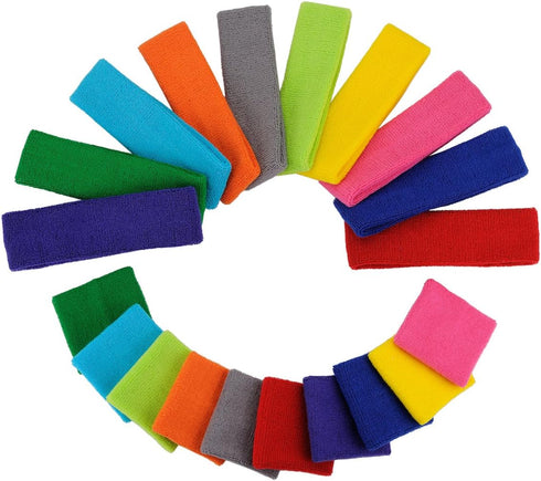 (1 ONUPGO Wristband Sweatbands for Men and Women - Athletic Cotton Terry Cloth Wrist Bands Sport Sweat Band