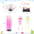 5 pcs Glowing Fish Tank Decorations Plants Kit, Glow Aquarium Decoration Plants