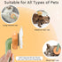 GJEASE Self-Cleaning Cat Grooming Glove Brush - Slicker Pet Brush for Shedding & Grooming, Promotes Circulation