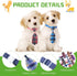 90 Pack Pet Bow Ties and Collar Bows, Adjustable Dog Cat Bowties and Bowknots, Cute Fashionable Design for Small and