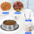 2 Pack Stainless Steel Dog Bowls - Anti-Slip Heavy Duty Premium Quality Feeder Bowls for Dogs and Cats (¾Cup / 6oz)