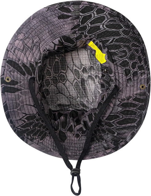 Rosoz Sun Hats for Men Women Boonie Bucket Hat UPF 50+ Wide Brim UV Protection for Fishing Hiking