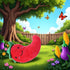 ZGLUZP 1 Pc Funny Red Fruit Dog Toys, Vegetable Dog Toys Squeaky Plush Chili Eggplant Corn Puppy Toys for Small