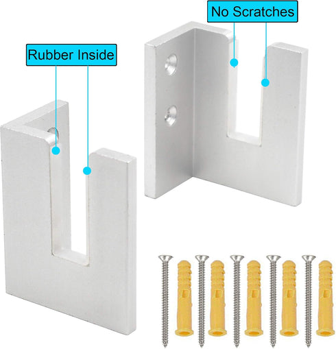 YYST Snowboard Wall Mount, Snowboard Wall Rack Hanger - No Board - Fit Snowboard, Longboard (1)