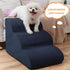 Dog Stairs and Steps for Beds Or Couches, 3-Step Pet Stairs for Small Dogs and Cats, Soft Non-Slip Ramp for Older Dogs