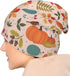 LAIPUTER Thanksgiving Beanie Standard Closed Chemo Hat, Knitted Baggy Slouchy Cap for Adults