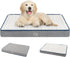 EMPSIGN Reversible Dog Bed for Crate Pad, Washable and Removable Cover for Large Medium Small Dogs, Grey