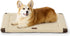 Bedsure Washable Dog Crate Bed for Medium Dogs, Reversible Foam Floor Dog Mat, Lightweight Travel Pet Beds