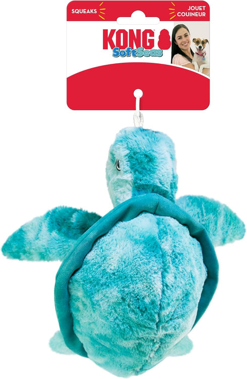 KONG SoftSeas Turtle Dog Toy, Small