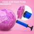 Size 4 Glitter Pink Soccer Ball for Kids Aged 4-12, Outdoor Sports Training Ball for Recreation and Birthday