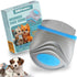 GMStahlei Face Comb for Dogs,Pet Grooming Combs with Rounded FineTeeth,Stainless Steel Tear Stain
