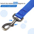 HIKISS Long Dog Leash, Obedience Recall Training Lead for Large Dogs, 15ft 20ft 30ft 50ft 100ft, Blue 15ft