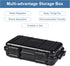 Waterproof Shockproof Box, Plastic Protective Hard Case, Outdoor Survival Box Hard Drive Case, Airtight Storage