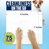 Dog Grooming Wipes - 75 Fragrance-Free Cleaning Wipes for Dogs & Puppies, Safe & Gentle, Alcohol-Free Pet Care