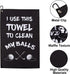 Funny Printed Golf Towel, Microfiber Golf Towels with Clip for Golf Bags, Gifts for Men