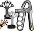 Hand Grip Strengthener, Adjustable Resistance 11-220Lbs Combo Set with Counting, Forearm Strength Trainer